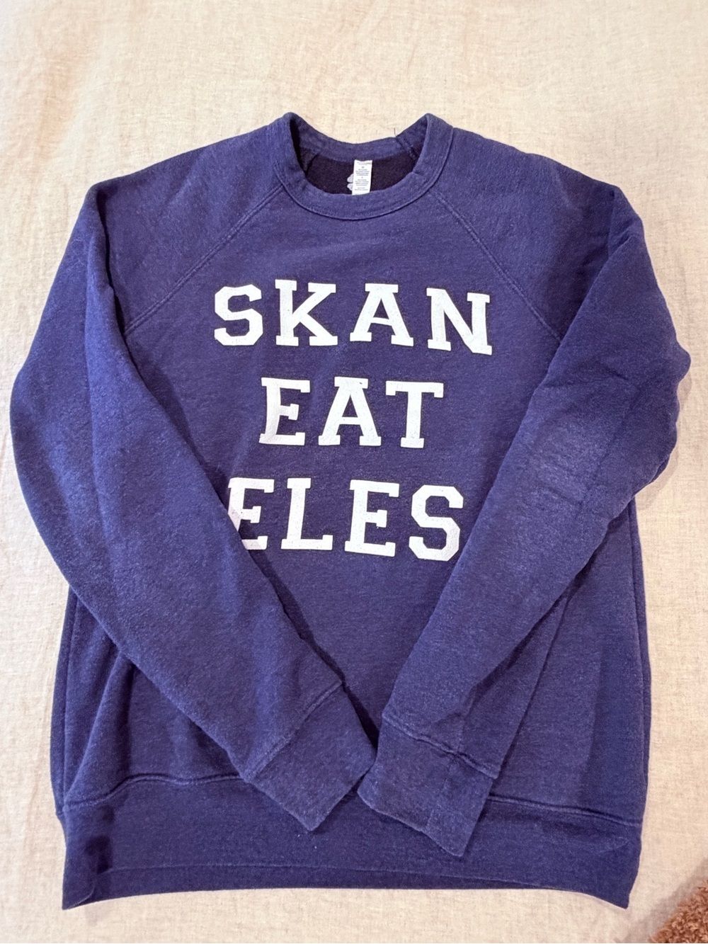 Sugarfoot Navy Blue Crewneck Sweatshirt with White Lettering